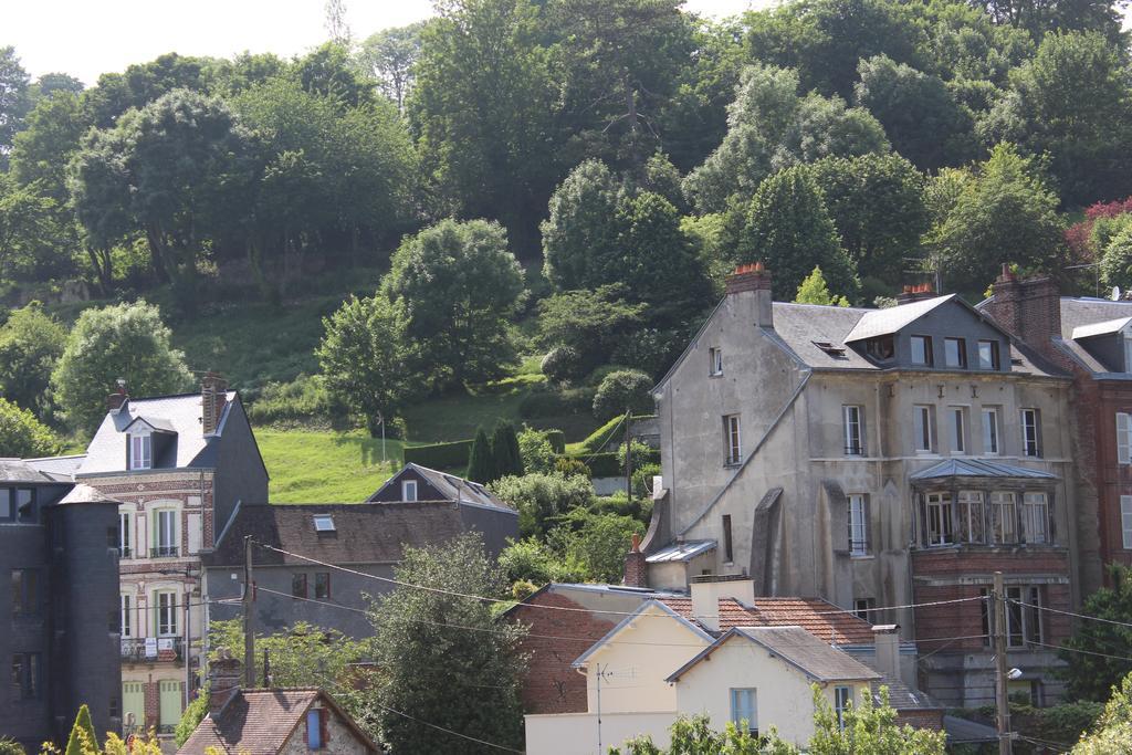 Au Belvedere Lägenhet Honfleur Exteriör bild